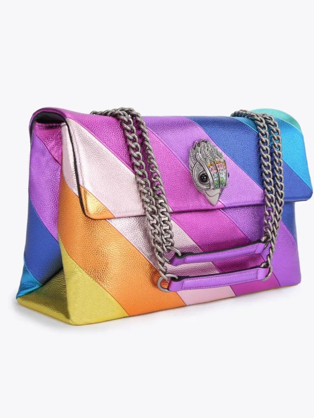 NWT ✅KURT GEIGER LONDON  XXL Leather Kensington Chain Bag XXL ⭐ NWT